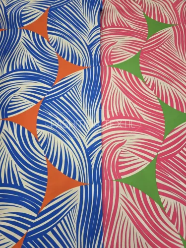 Kék modern mintás - zibbelin