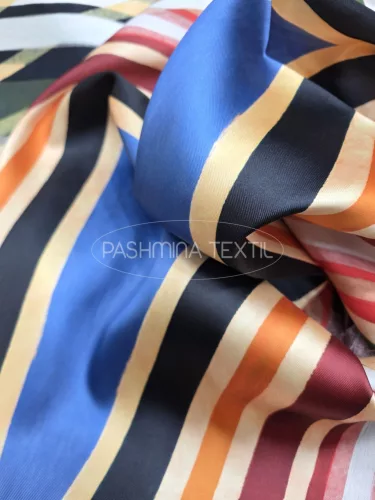 Színes modern mintás - selyem zibbelin