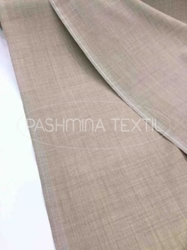 Camel-beige melírozott merinógyapjú szövet