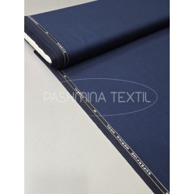   Scabal királykék merinó gyapjú szövet fekete melírokkal