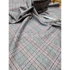 Eszterházy-kockás tisztagyapjú szövet