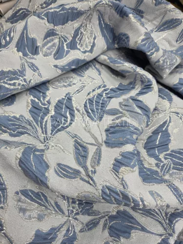 Kétszín oldalas kék-ezüst - Jacquard