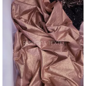 Bronz barokk mintás pamut