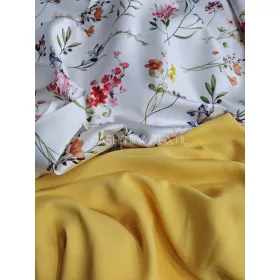 Fehér virágos - selyem zibbelin