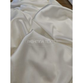 Hernyóselyem szatén méteráru - Fehér