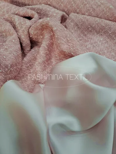 Púder rózsaszín - Chanel szövet