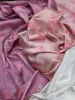 Kétszínoldalas - Pink virág mintás - Jacquard