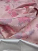 Kétszínoldalas - Pink virág mintás - Jacquard