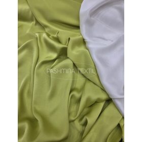 Banán zöld - Dupla szatén cupro