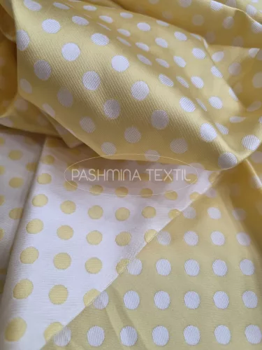 Düsesz kétszínoldalas - Sárga-fehér pettyes