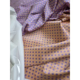 Düsesz kétszínoldalas - Lila-korall pettyes