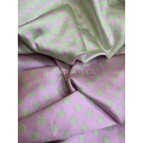  Düsesz kétszínoldalas - Menta-lila pettyes