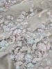 "Lyon" exclusive 3D francia tüllcsipke pasztell tüllcsipke és Beige shatntung-düsesz hangulat