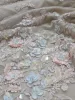 "Lyon" exclusive 3D francia tüllcsipke pasztell tüllcsipke és Beige shatntung-düsesz hangulat