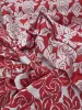Kétszínoldalas - Piros rózsa mintás - Jacquard