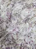 Fehér alapon virág mintás - hernyóselyem muszlin
