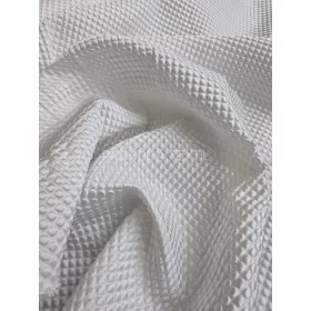 Geometriai mintás brokát esküvői méteráru