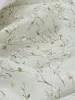 Porcelán virágos - hernyóselyem organza
