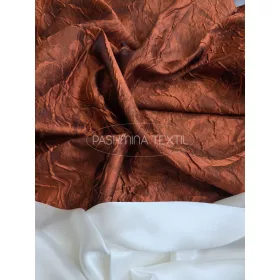 Gyűrt mintás - égetett narany - Jacquard