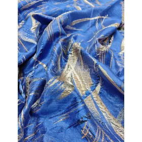 Zafír alapon arany modern mintás kloké