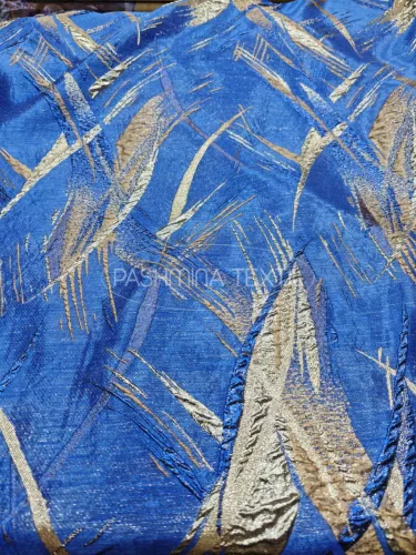 Zafír alapon arany modern mintás kloké