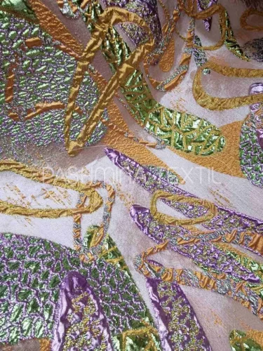 "Pasztell kelet" modern mintás selyemkloké